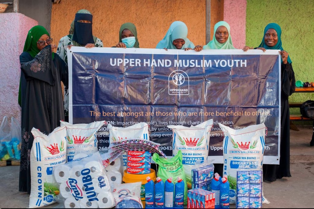 Children supported by Upper Hand Muslim Youth outreach