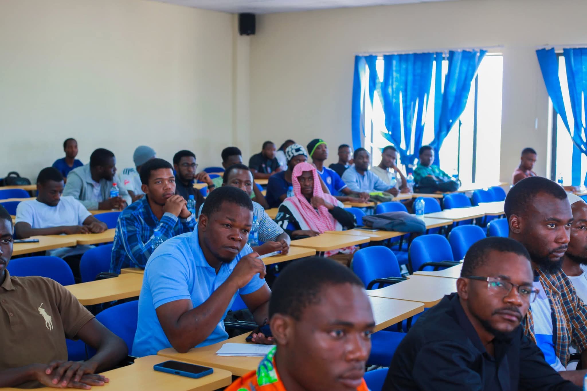Islamic education session with young Muslims