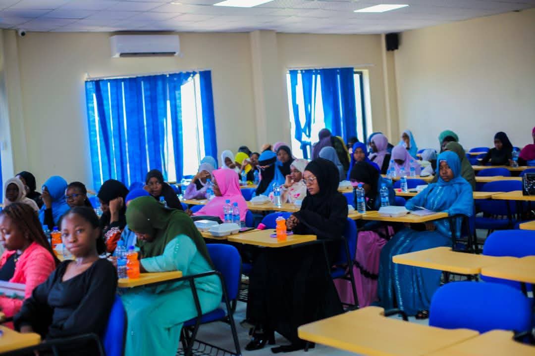 Young Muslims in a study circle