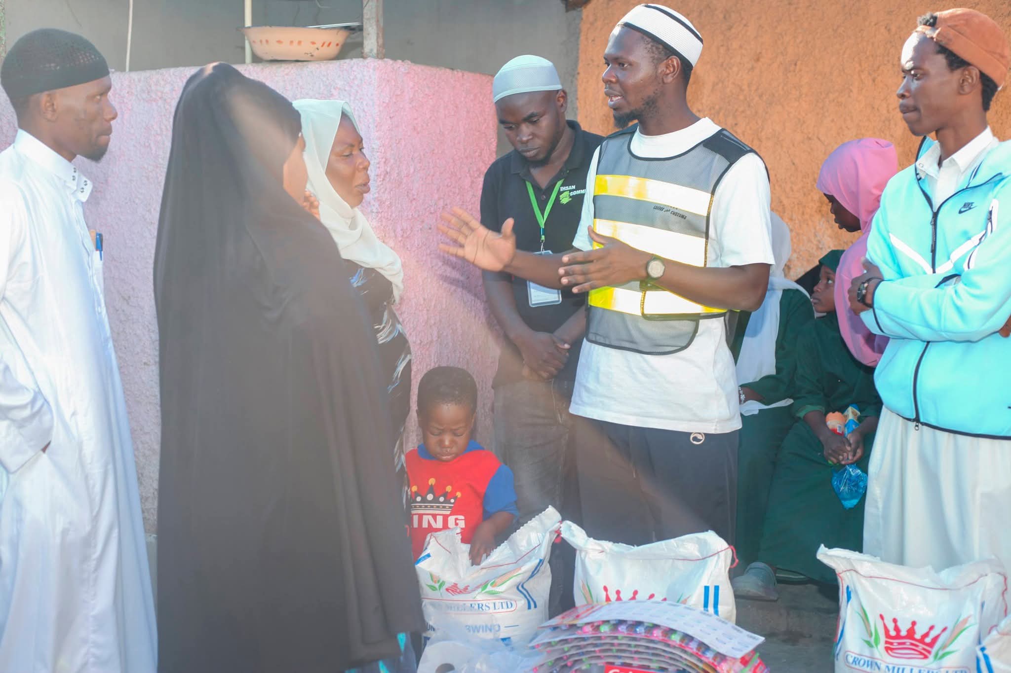 Youth leader addressing an audience