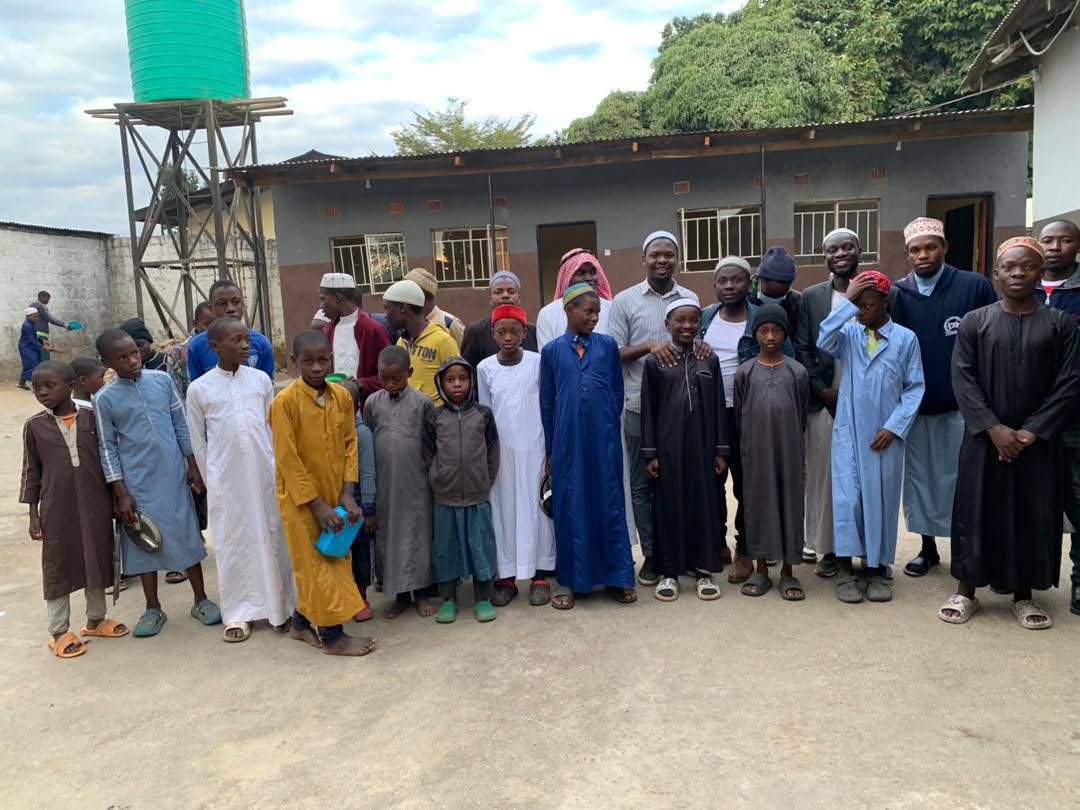 Youth members at a community gathering