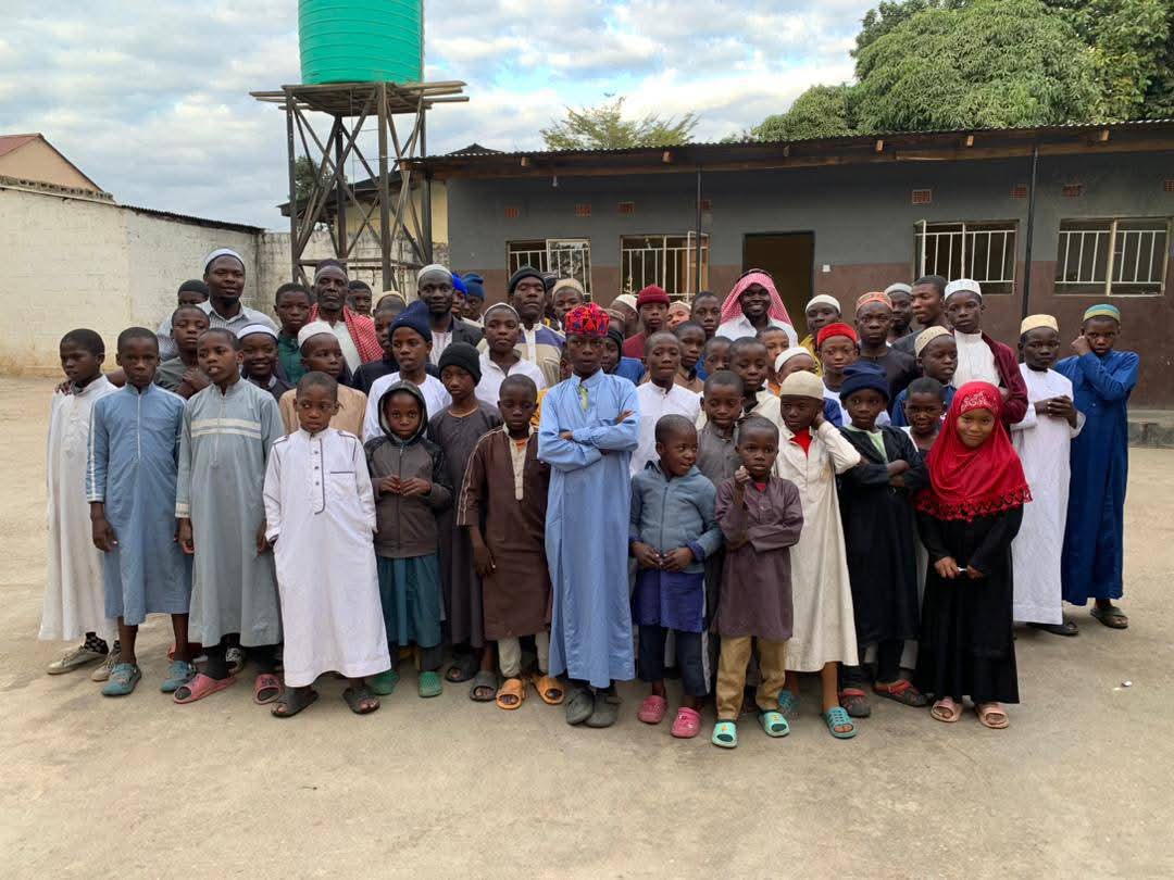 Volunteers at an outreach visit